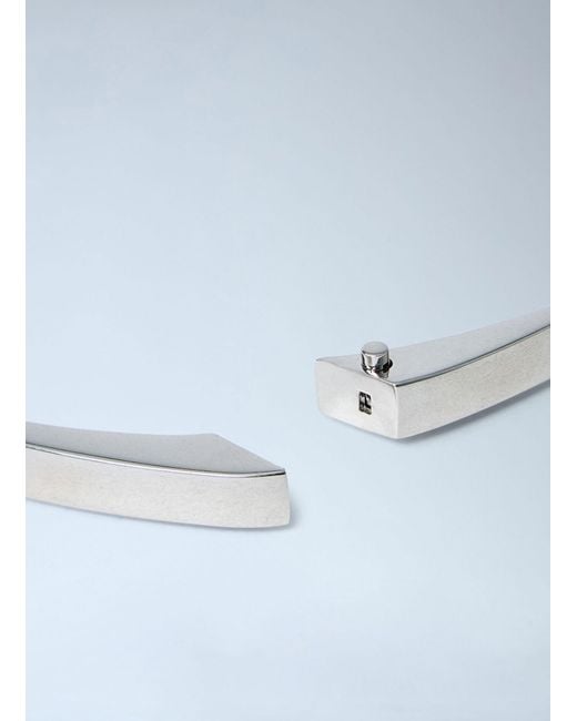 Totême  Blue Signature Metal Collar Necklace