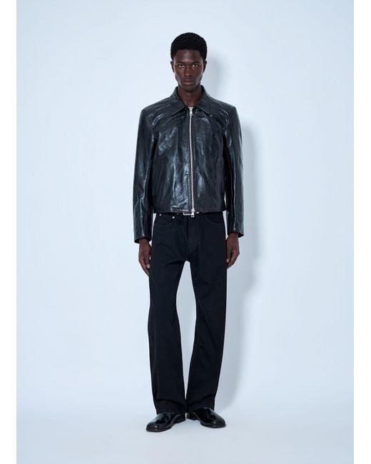 Our Legacy Blue Mini Jacket Top Dyed for men