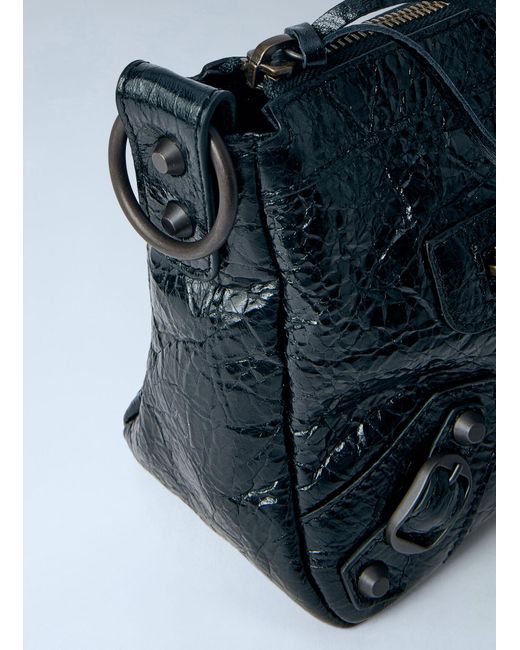 Balenciaga Blue Le City Moto Mini Bag