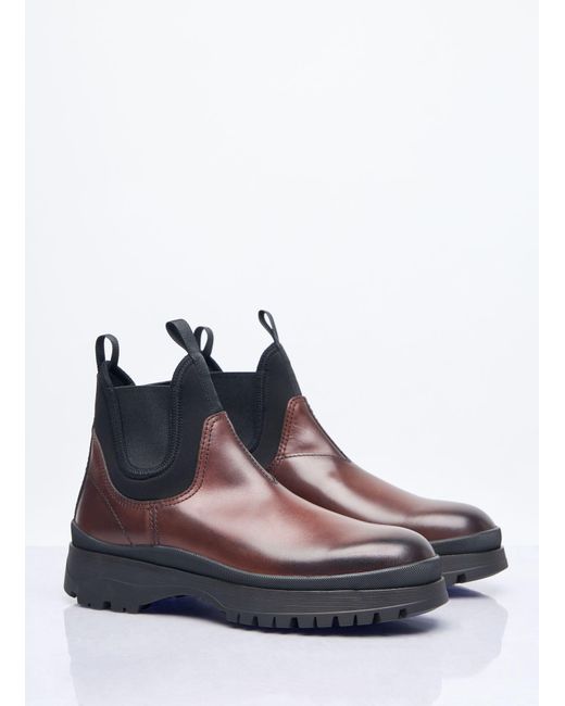 Prada Purple Blixxen Boots for men