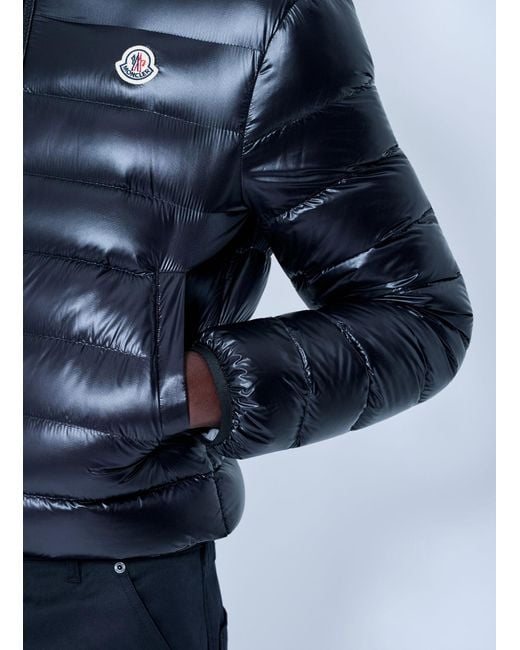 Moncler Blue Forzo Hooded Packable Short Down Jacket for men