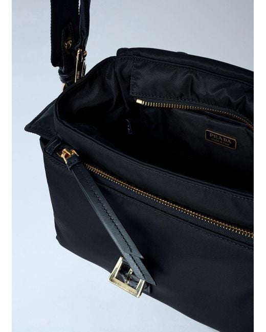 Prada Gray Medium Re-Nylon Explore Shoulder Bag