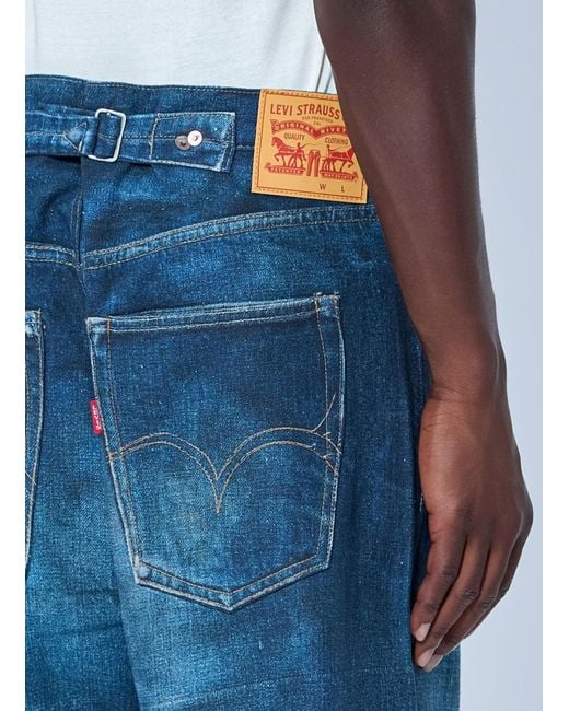 Junya Watanabe Blue X Levi's Wide-Leg Pants for men