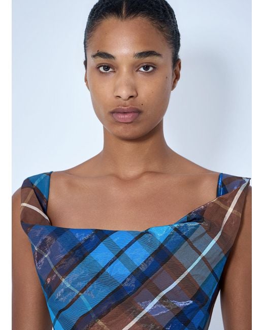 Vivienne Westwood Blue Mini Sunday Dress