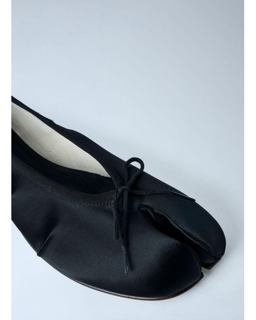 Maison Margiela Black Tabi Ballerina Shoes