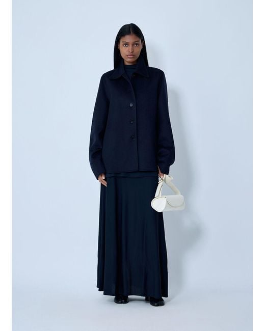 Jil Sander Blue Cashmere Jacket