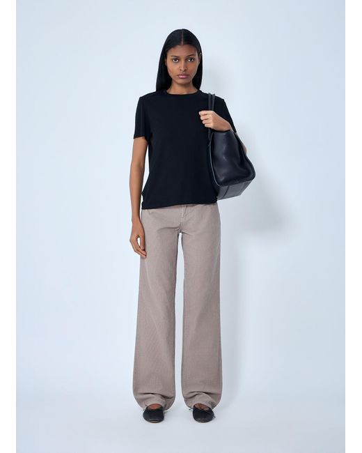 The Row Gray Carly Pants