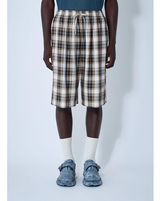 Acne Multicolor Check Shorts