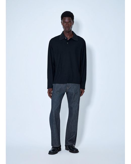 Visvim Blue Social Sculpture 01 Wide Mud Jeans for men