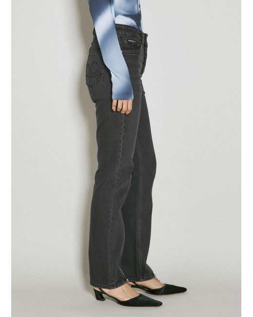 Eytys Gray Orion Zip Jeans