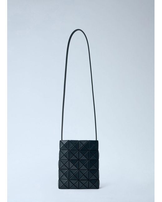 Issey Miyake Blue Geometric Pattern Crossbody Bag