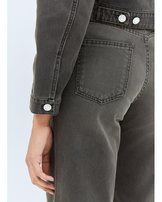 Coperni Gray Workwear Denim Jacket
