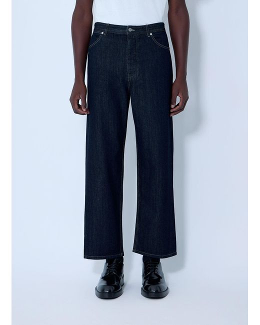 Jil Sander Blue Five-Pocket Jeans for men