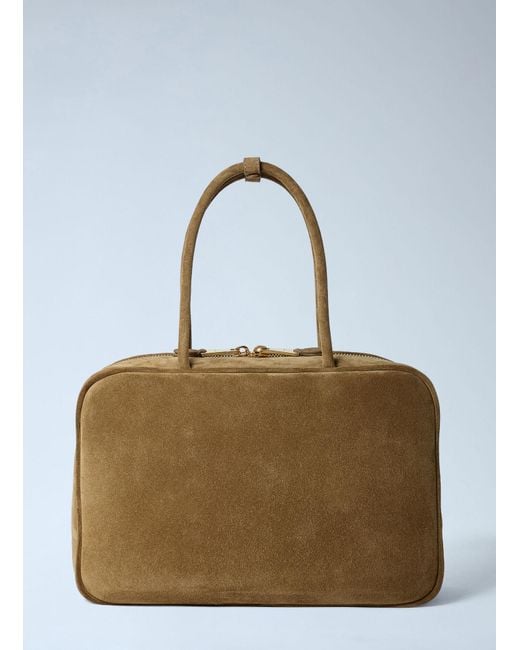 Miu Miu Blue Suede Beau Handbag