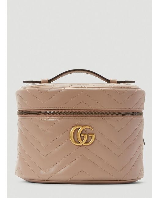 Gucci Natural GG Marmont Cosmetic Case