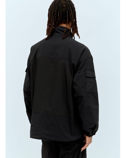 Comme des Garçons Black Logo Applique Technical Jacket for men