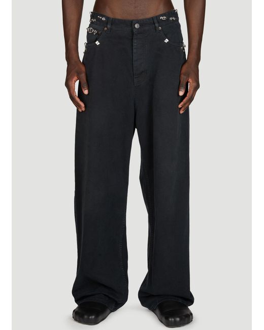 Balenciaga Black Man Pants S for men