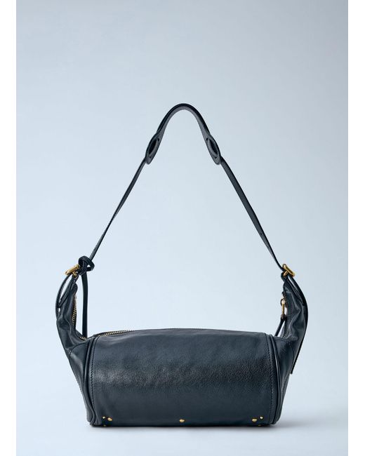 Chloé Blue Chloé Paddington Grained Shoulder Bag