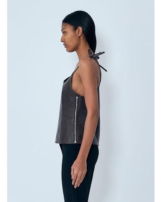 Our Legacy Blue String Leather Tank Top