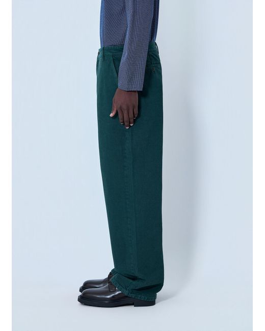 Miu Miu Blue Relaxed-Fit Trousers for men