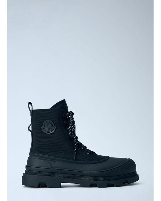 Moncler Blue Vera Sheal Ankle Boots