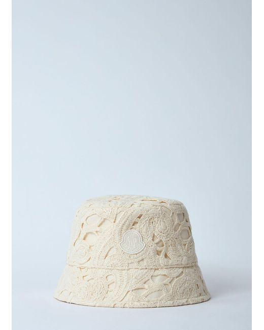 Moncler Blue Logo Patch Bucket