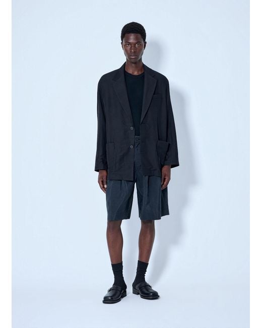 Ssstein Blue Single Breasted Jacket for men