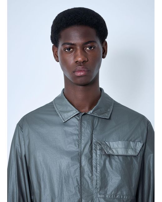 C P Company Blue Cs Ii Hooded Lens Jacket for men