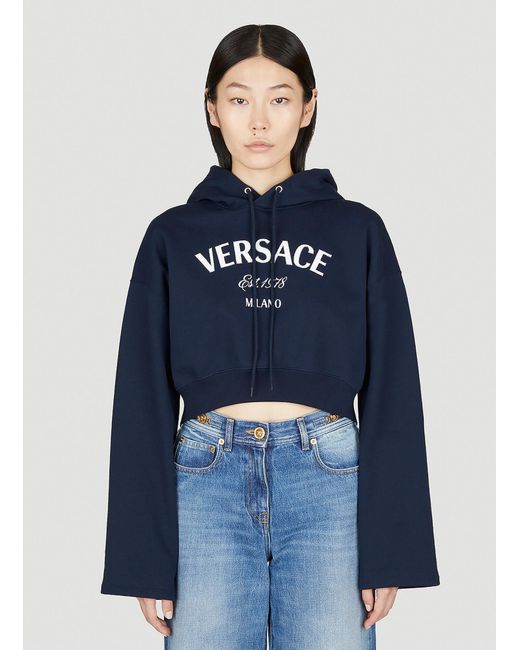 Versace Blue Woman Sweatshirts It - 42