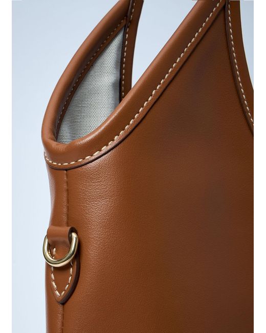 Miu Miu Brown Ivy Leather Shoulder Bag