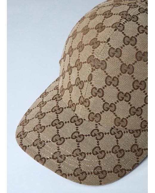Gucci Green Logo Motif Baseball Cap for men
