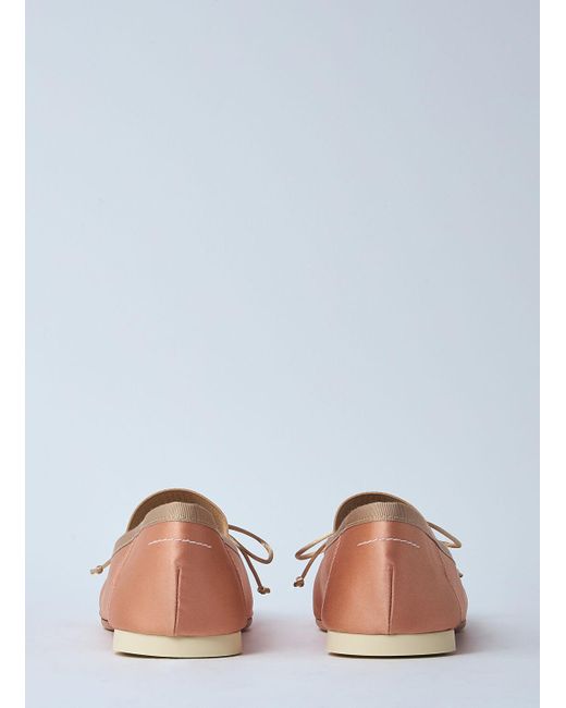MM6 by Maison Martin Margiela White Ballet Flats