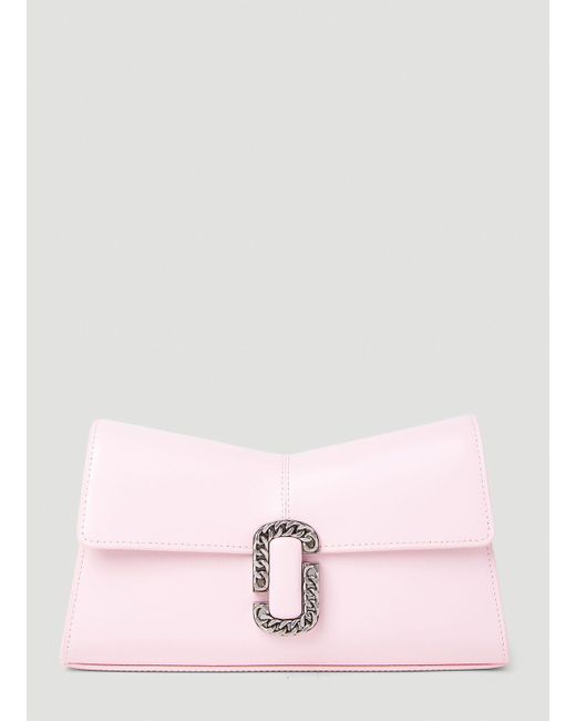 Marc Jacobs Pink St. Marc Convertible Clutch Bag