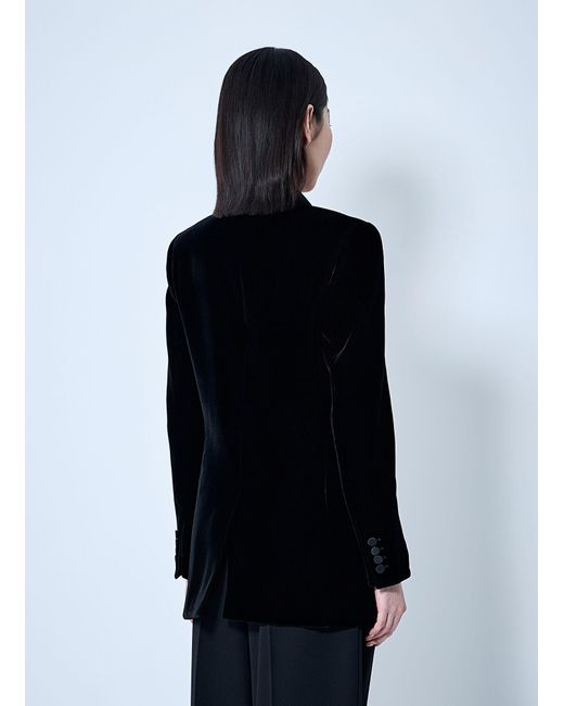 Saint Laurent Black Velvet Blazer
