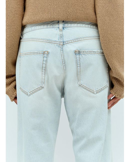The Row Blue Burted Jeans for men