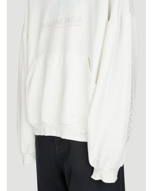 Balenciaga White Mann Sweatshirts 4 for men