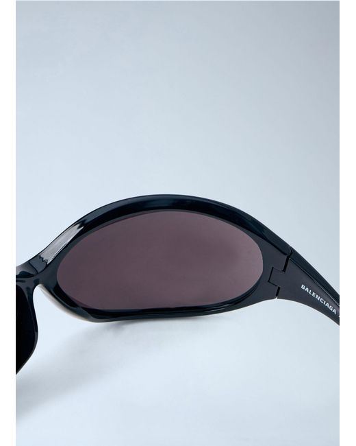 Balenciaga Black Phantom Round Sunglasses