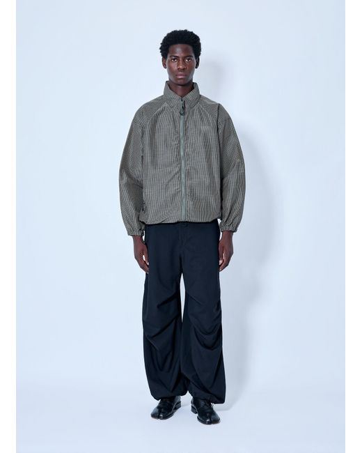 Comme des Garçons Gray Lightweight Plaid Jacket for men