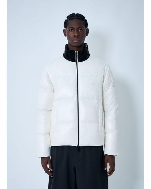 Moncler x A$AP ROCKY White Moncler X A$ap Rocky Reversible Throttle Short Down Jacket for men