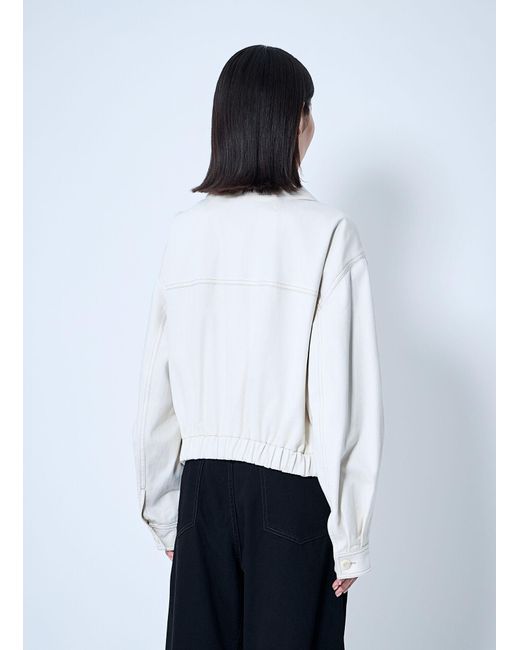 Lemaire White Short Blouson