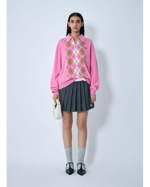 Miu Miu Pink Wool Sweater