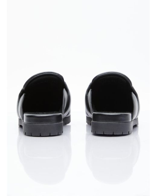 Gucci Black Horsebit Loafer Slippers