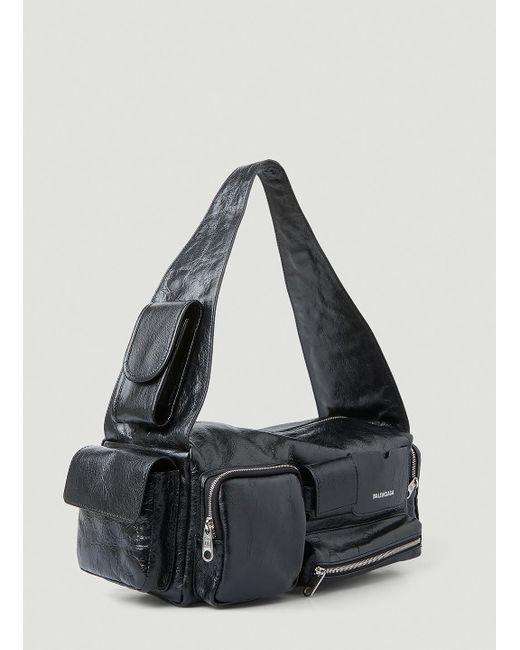 Balenciaga Superbusy Sling Small Weekend Bag in Black for Men