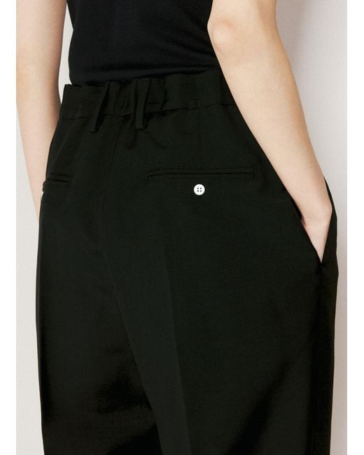 Prada Black Light Mohair Pants