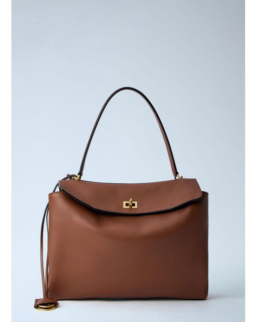 Balenciaga Brown Rodeo Medium Handbag