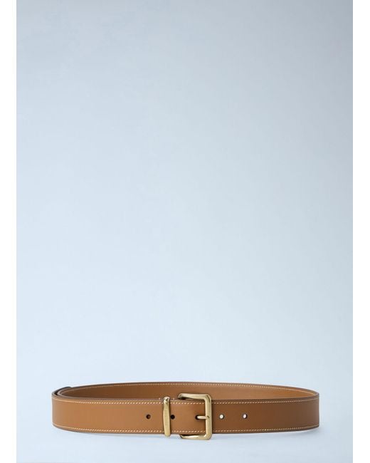 Miu Miu Blue Leather Belt