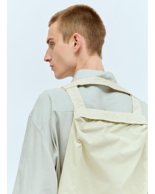 Lemaire White Multipocket Vest for men