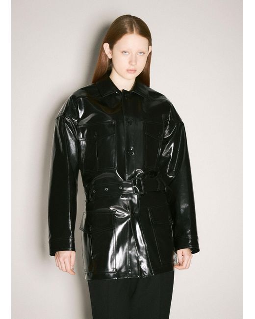 Saint Laurent Black Saharienne Jacket