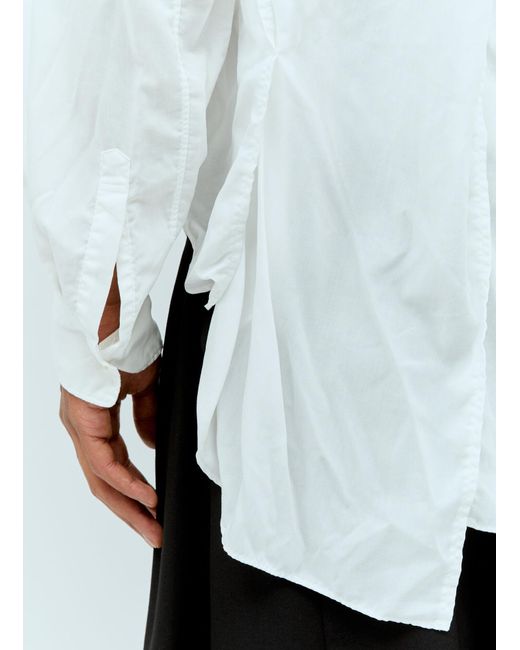 Comme des Garçons White Panel Shirt for men