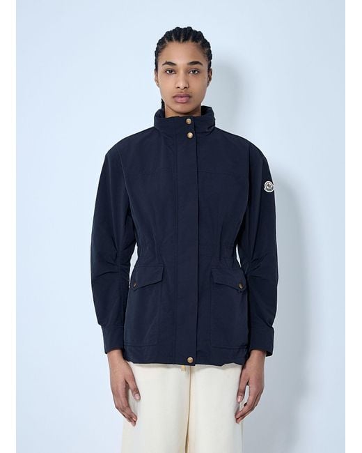 Moncler Blue Nades Short Parka Jacket